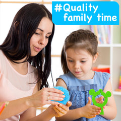 EZCRA kid-safe materials image promoting non-toxic components for safe play.