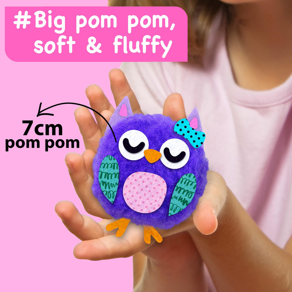 EZCRA Kids Crafts felt stickers pack adds finishing touches and color