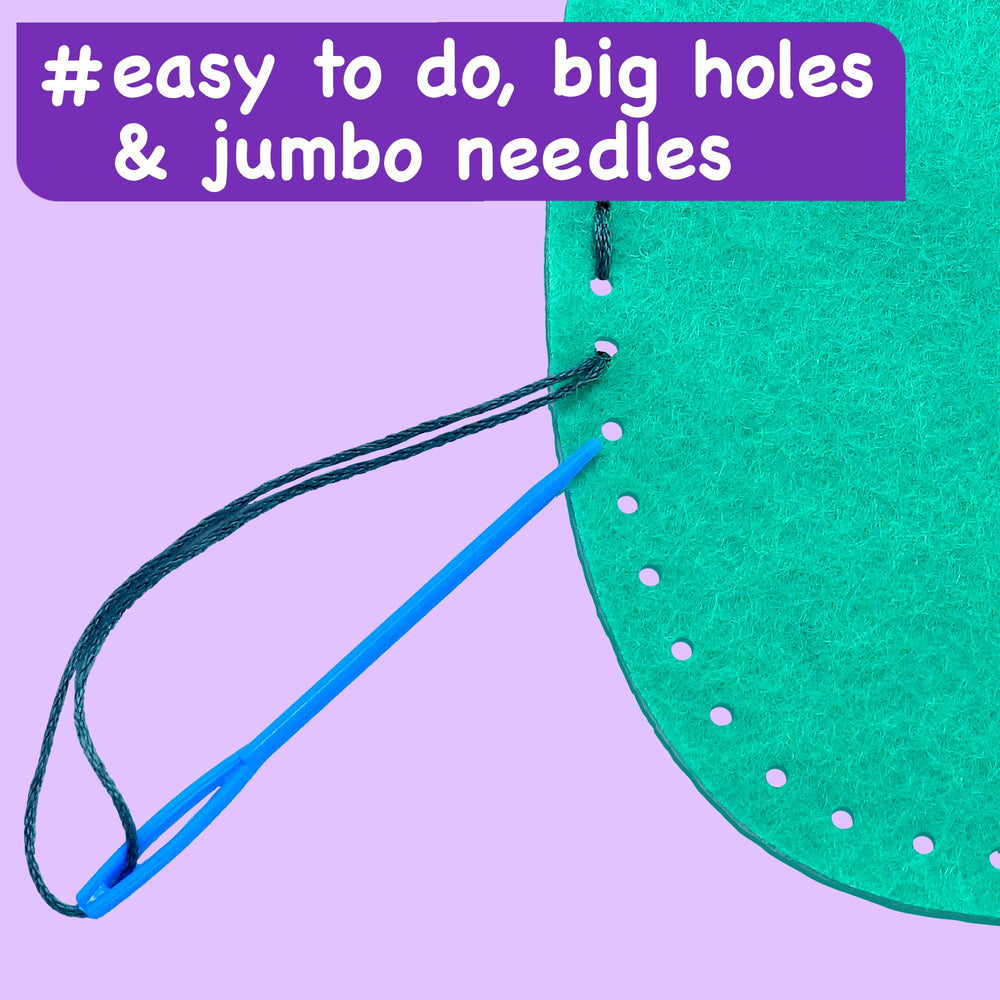 EZCRA no-mess crafting guide and pre-cut shapes reduce clean-up.