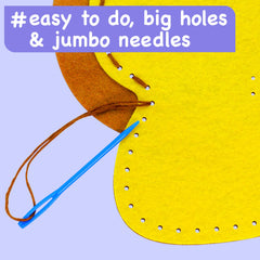 EZCRA Panda project featuring easy stitching and playful design