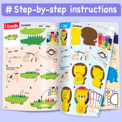 EZCRA tool set with instruction sheet guiding kids step by step
