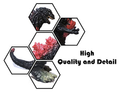 EZfun Burning Godzilla figure shows fiery detail and durable poseability for playtime.