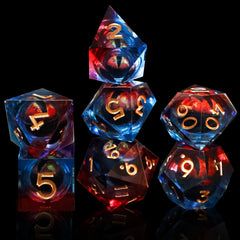 EZUO complete RPG dice set including D4 through D12 and percentile