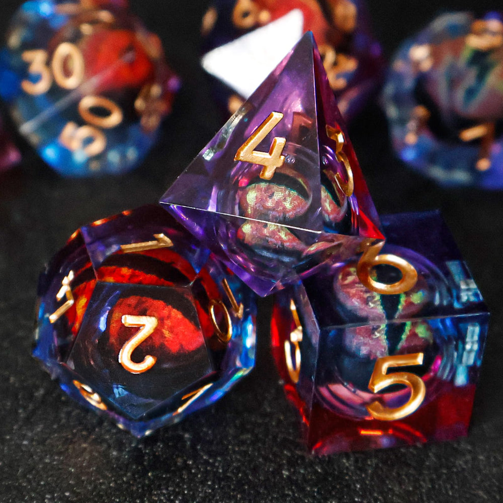 EZUO hand-sanded and polished dice with smooth feel