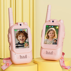 Fabeto walkie talkie with video chat for outdoor play and easy parent–child connection