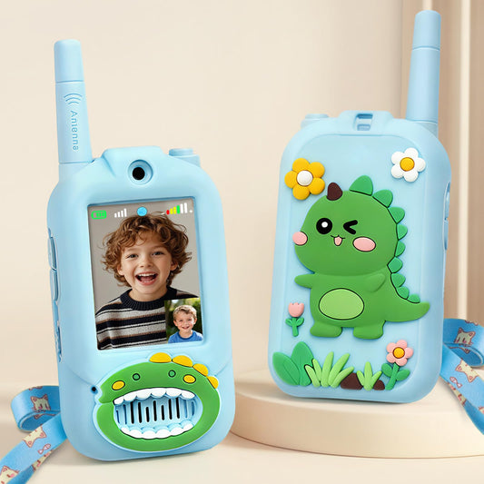 Fabeto Walkie Talkie video with dinosaur design sparks imaginative outdoor play