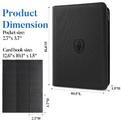 Fabmaker 20 pages holding 360 cards for organized storage