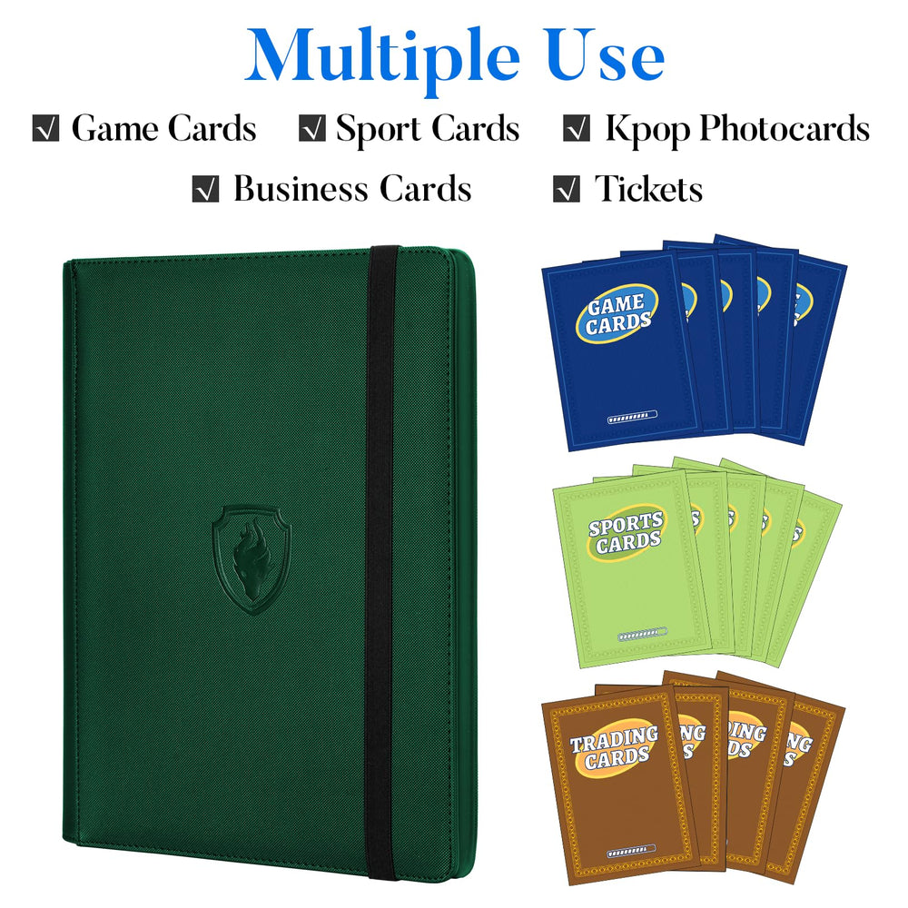 Fabmaker 360-card capacity pages, keeps collection organized and protected.