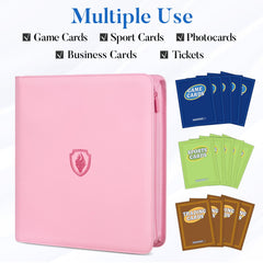 Fabmaker binder displays 38 pages and 912-card capacity in layout