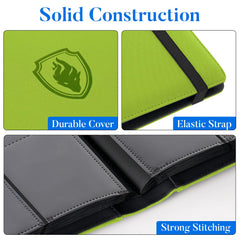 Fabmaker binder side-loading pockets allow easy insertion and reduced spill risk.