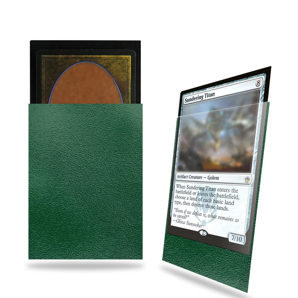 Fabmaker Green MTG sleeves 200-pack protect cards during heavy play