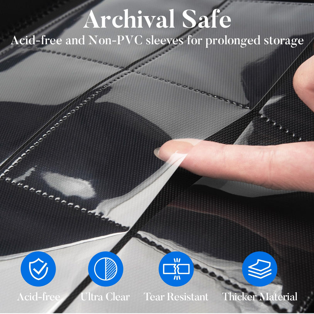 Fabmaker elastic strap with padded case keeps cards secure during travel