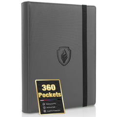 Fabmaker Premium 9 Pocket Binder front cover highlights durable design for secure card storage