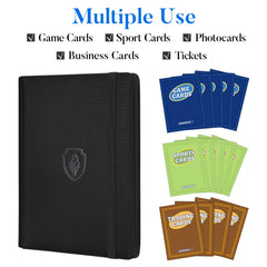 Fabmaker 9-Pocket binder pages closeup with archival-friendly sleeves and clear visibility