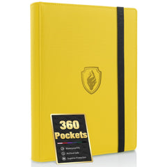 Fabmaker premium 9-pocket binder front view for organized collections