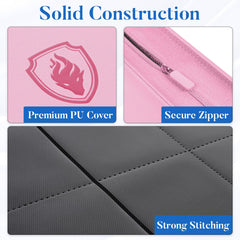 Fabmaker 912-pocket binder zipper close-up showing protection and finish