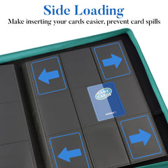 Fabmaker side-loading pockets simplify insertion and prevent spills