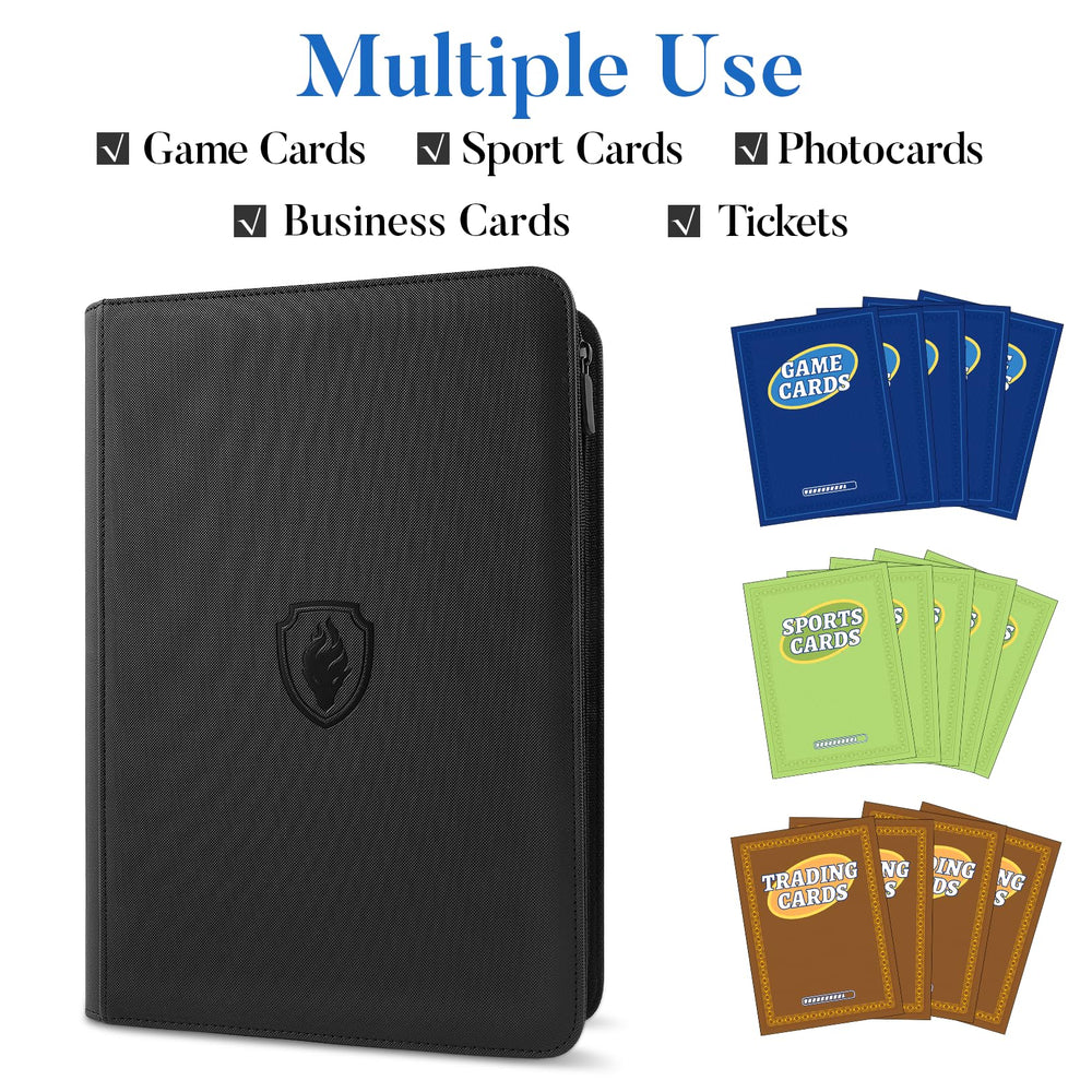 Fabmaker side-loading pockets for easy insertion and card safety