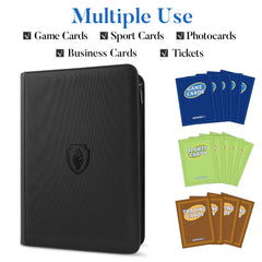 Fabmaker side-loading pockets for easy insertion and card safety