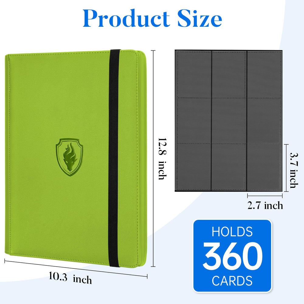 Fabmaker sleeved cards fit securely in padded pages for double protection.