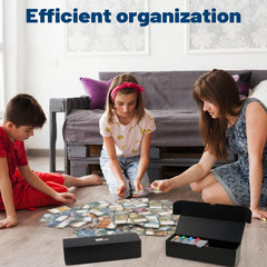 Fabmaker 12-inch box highlights size and capacity for thousands of cards.