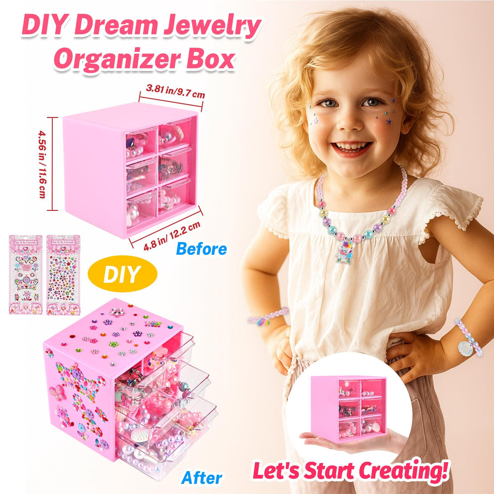 Faburo pink storage box keeps accessories tidy and portable