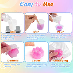 Faburo Taba Squishy Kit safe pigments for vibrant color options.