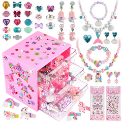 Faburo unicorn-mermaid jewelry set for imaginative dress-up play