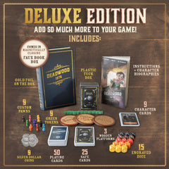 Facade Games Deadwood 1876 Deluxe cards enable varied decisions and twists