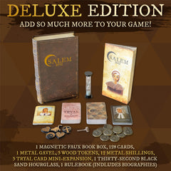 Facade Games Salem 1692 Deluxe metal gavel signals rounds with playful authority.