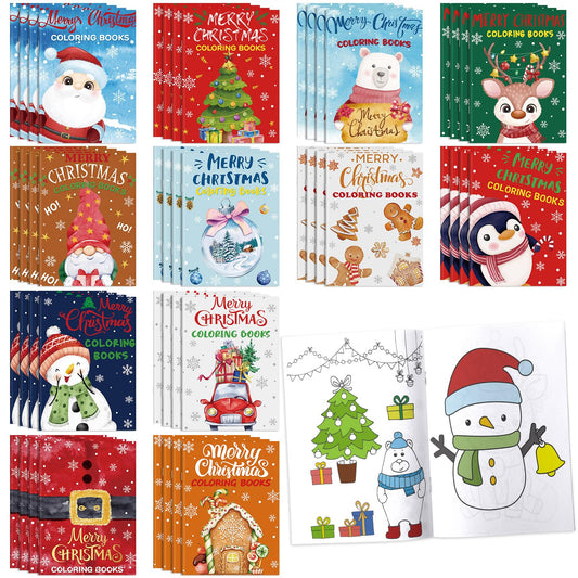 Faccito Christmas coloring book with gnome cover, perfect for kid-friendly holiday crafts and quiet moments.