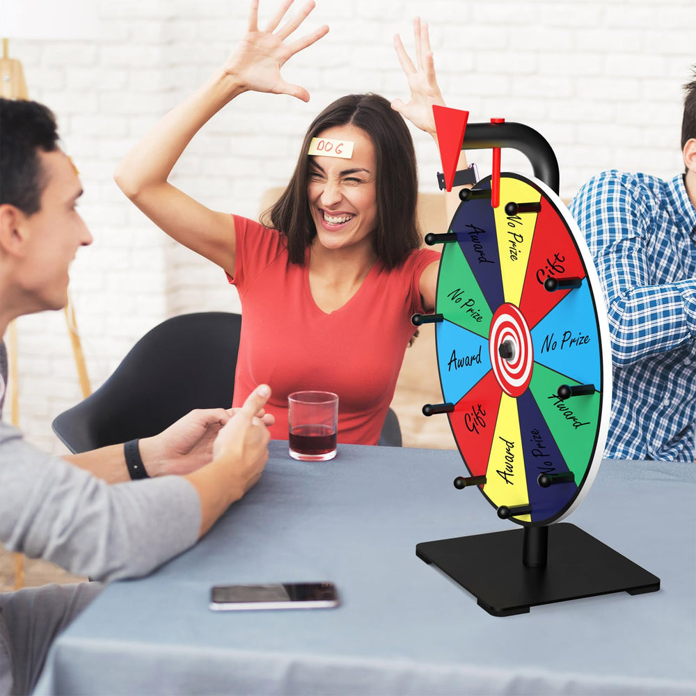 Facilife Spinning Wheel adjustable spin tension to suit your crowd.