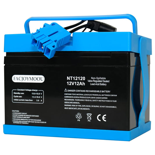 FACJOYMOOU 12V battery for Peg Perego John Deere Gator extends play sessions