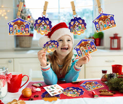 FaCraft Christian cardboards about 4.7 inches create sturdy keepsakes