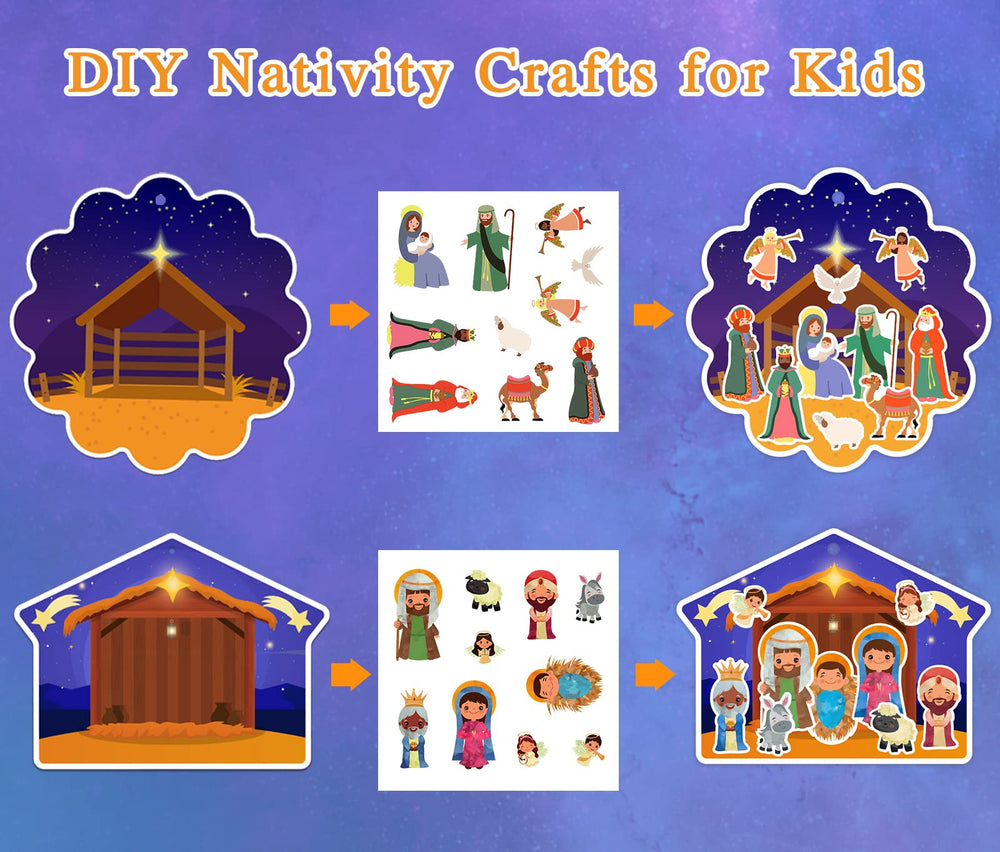FaCraft 48-sheet set enhances hands-on nativity crafts for kids
