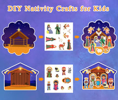 FaCraft 48-sheet set enhances hands-on nativity crafts for kids
