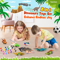 Faentwc kids paint trays and brushes aid easy art sessions.