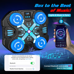 faentwc LED light show flashing with each punch for arcade-style fun