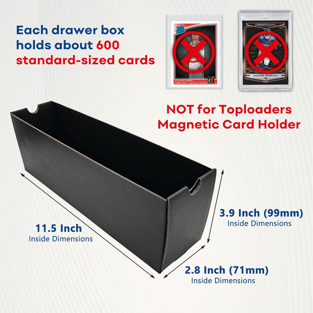 Laminated film on Fageverld box protects cards from spills and moisture.