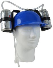 Fairly Odd Novelties blue helmet side profile showcases adjustable fit for most heads.