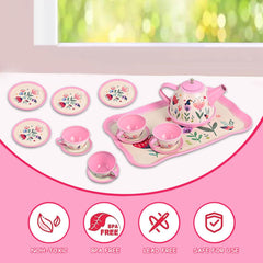 Fairy Toona Floral Tea Plates 4-pack ready for mini tea time