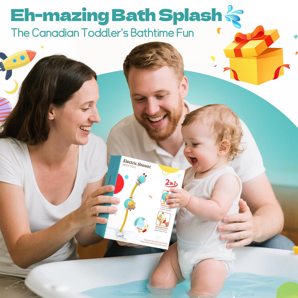 Fajiabao bath time learning set fosters sensory exploration and motor skills.