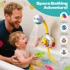Fajiabao bunny shower head ready for gentle rinsing and fun bath time.