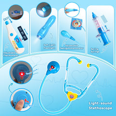 Fajiabao doctor kit stethoscope enables pretend health checks during play