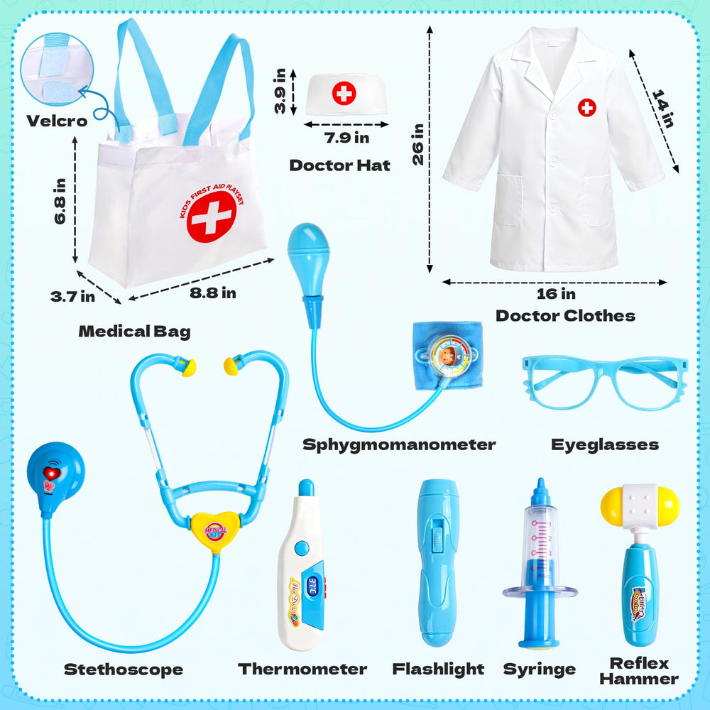 Fajiabao doctor kit syringe supports careful, safe role-play scenarios