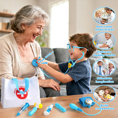 Fajiabao doctor kit thermometer shows glowing display for engaging moments
