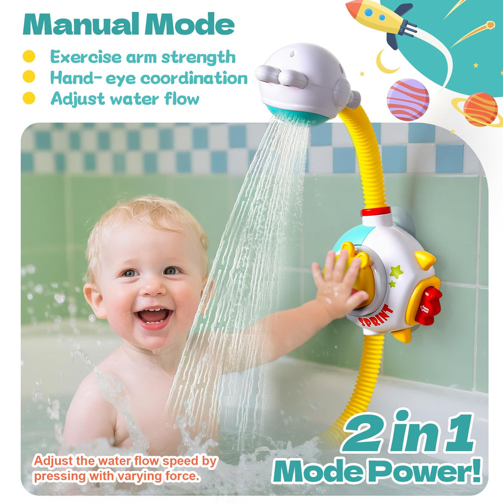 Fajiabao dual-mode shower head offers spray and pump modes for versatile rinsing.