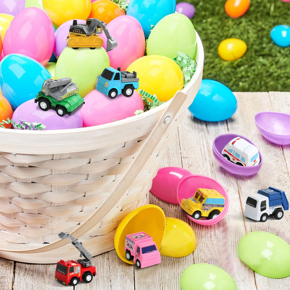 Fajiabao durable ABS plastic cars withstand active toddler play sessions.