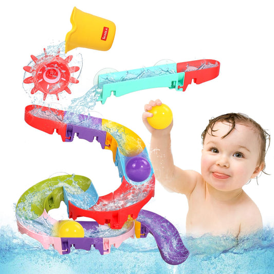 Fajiabao toddler bath toy track assembly for creative playtime