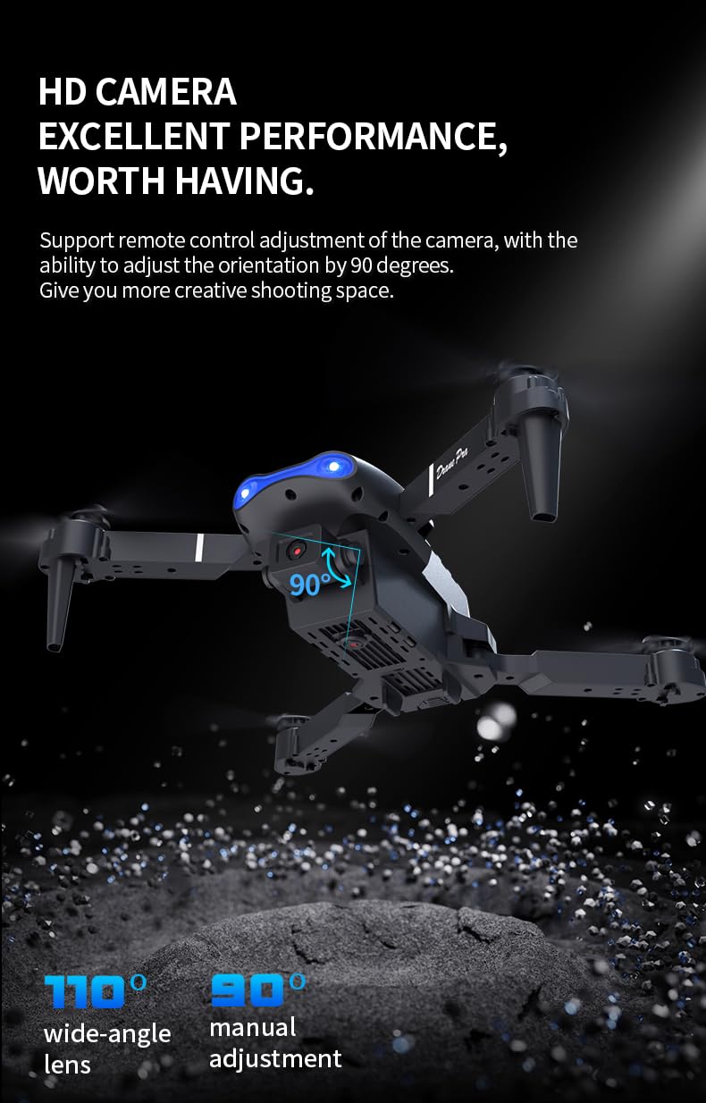 Falcon X includes three batteries for extended flight time